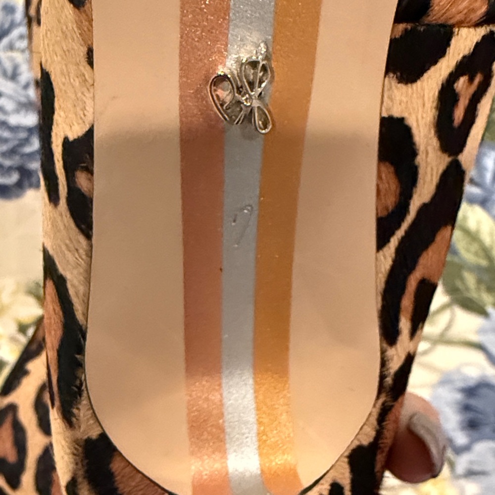 Sam Edelman Leopard Print Heels - Picture 5 of 5
